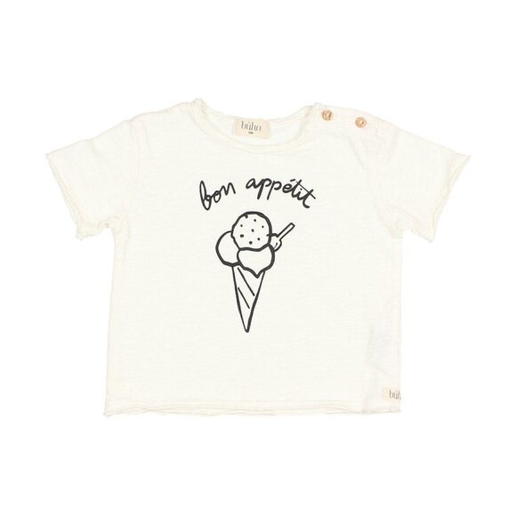 Bon Appetit T-Shirt - Ecru - Picture 1 of 3
